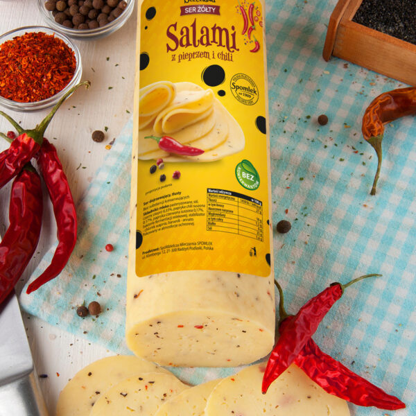 Salami z czarnym pieprzem i papryką chili - Bloki