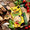 Salami z pomidorami i bazylią - Plastry (2)