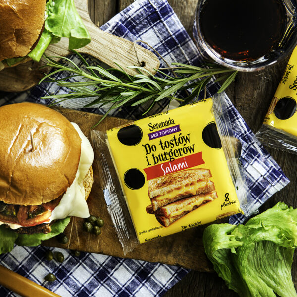 Ser topiony do tostów i burgerów Salami
